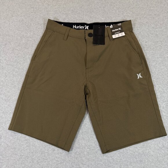 Hurley Other - Hurley All Terrain Hybrid Walk Short Mens 28 Olive 4-Way Stretch Water Repel 10"